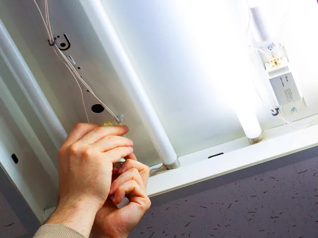 Dental practice electrical works
