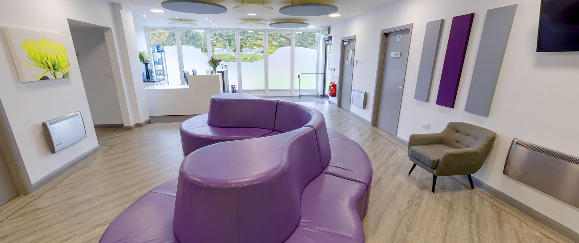 76 dental reception design and build