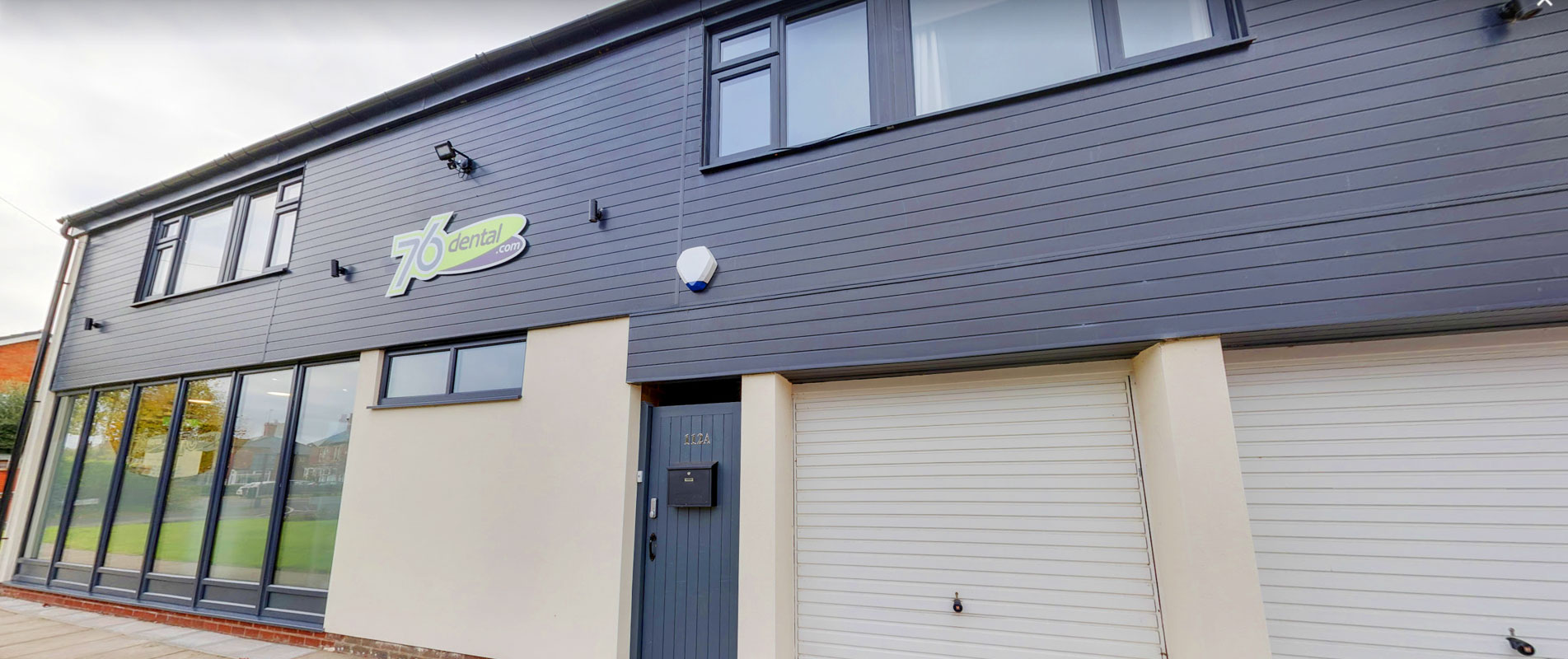 76 Dental - shop front design and installation