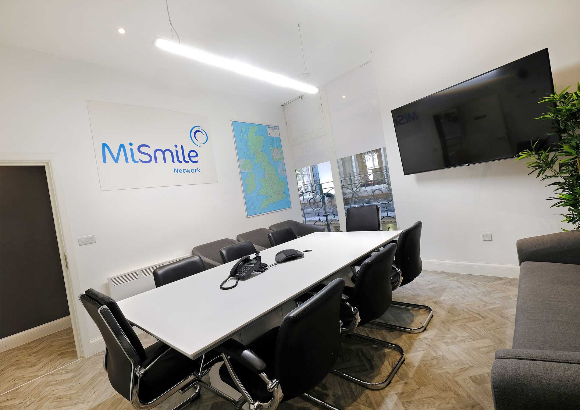 MiSmile Birmingham Dental Practice Meeting Room design and build
