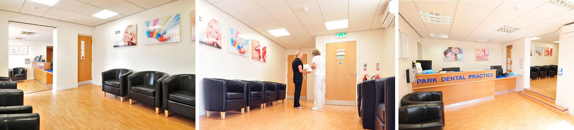 Park Dental Practice reception area design and build
